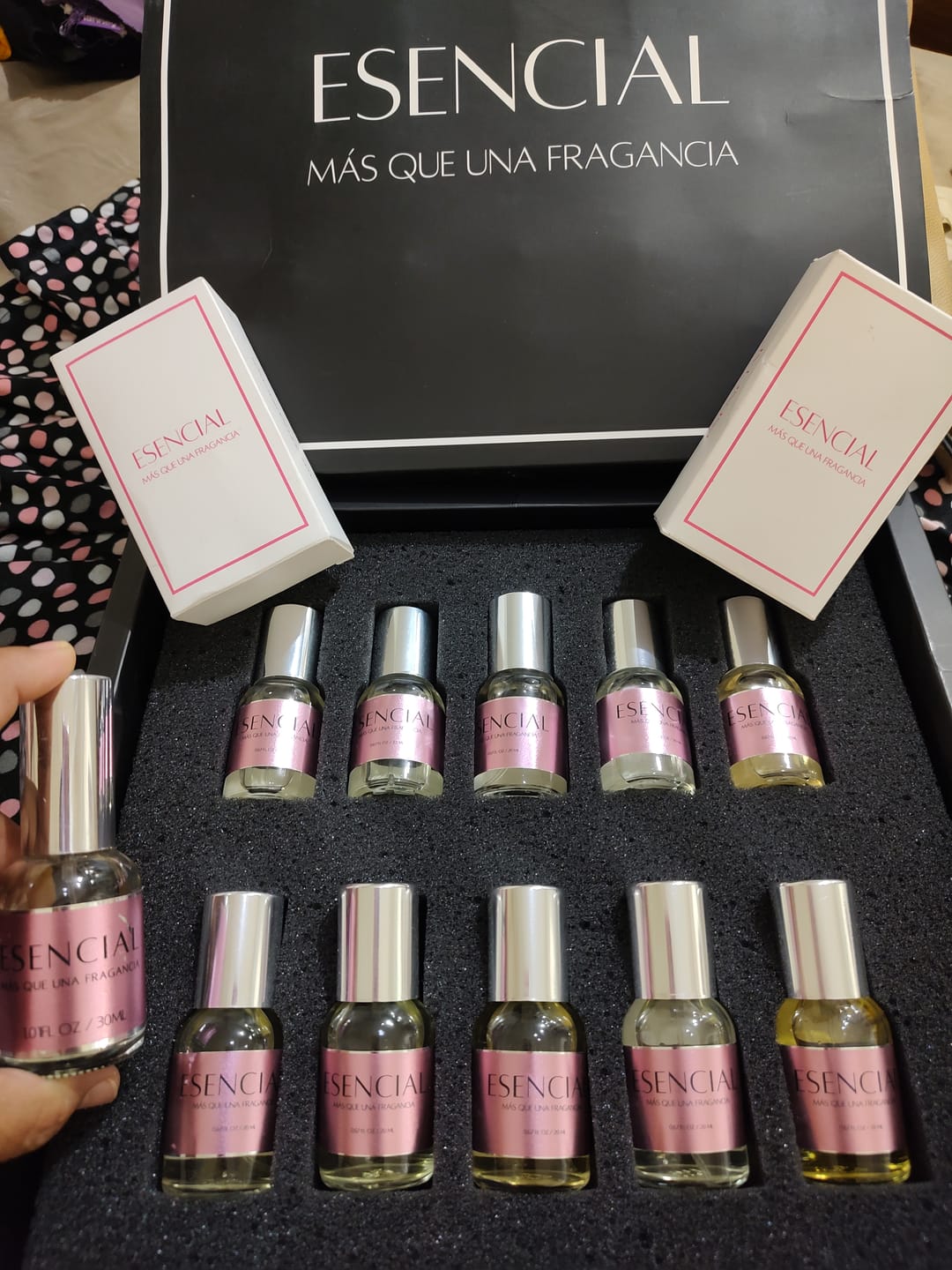 Customer photo review of Set "Más Vendidos Mujer" 10 Perfumes