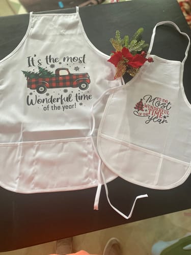 Customer photo review of Most Wonderful Time Of The Year Truck DTF Transfer