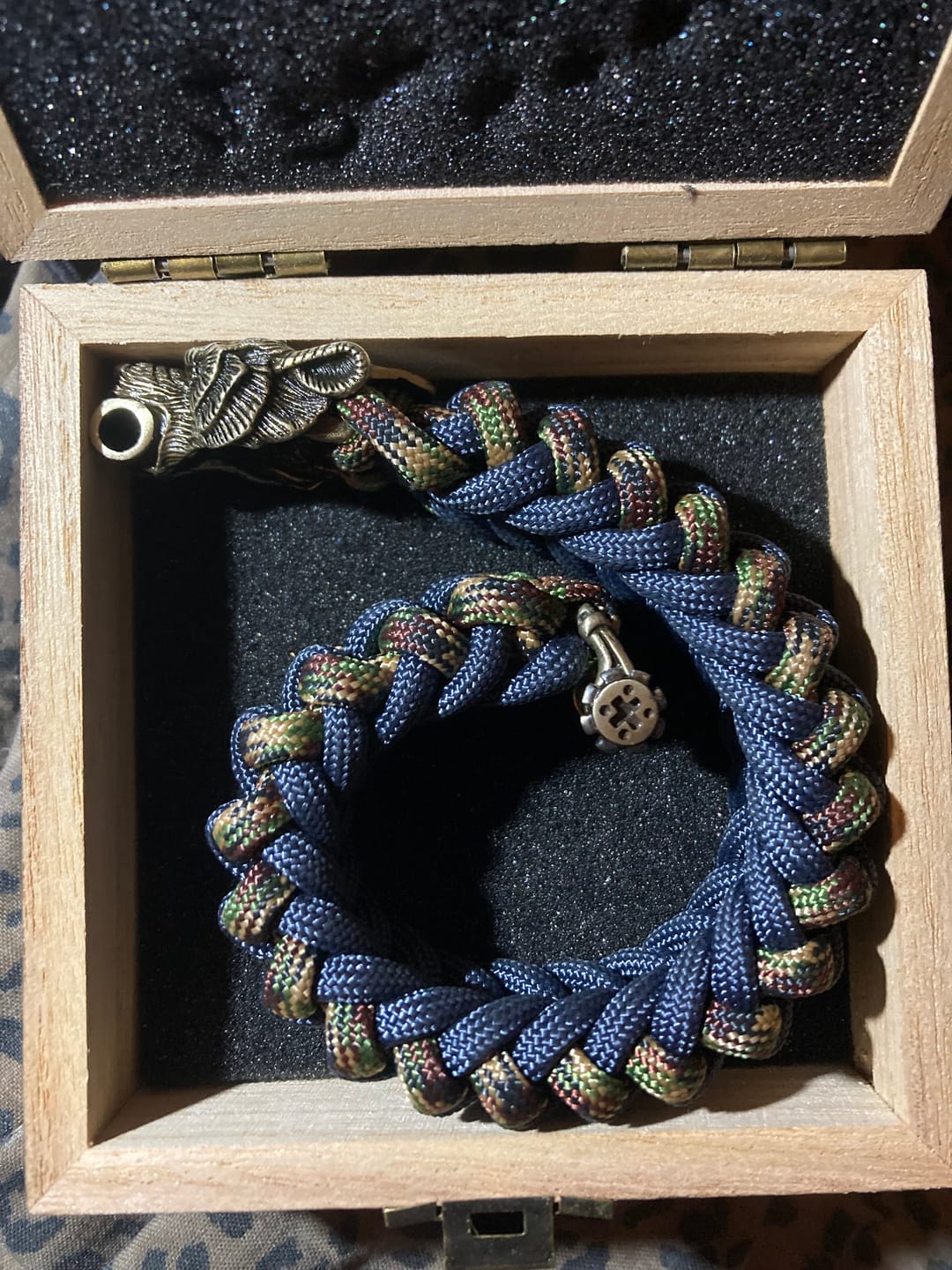 Customer photo review of Vikings Bear Paracord Bracelet
