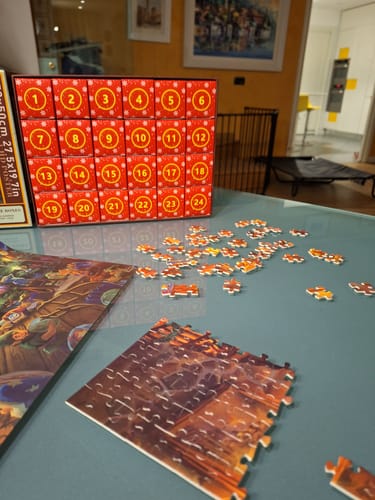 Customer photo review of Calendario dell'Avvento 2023 Puzzle di Natale