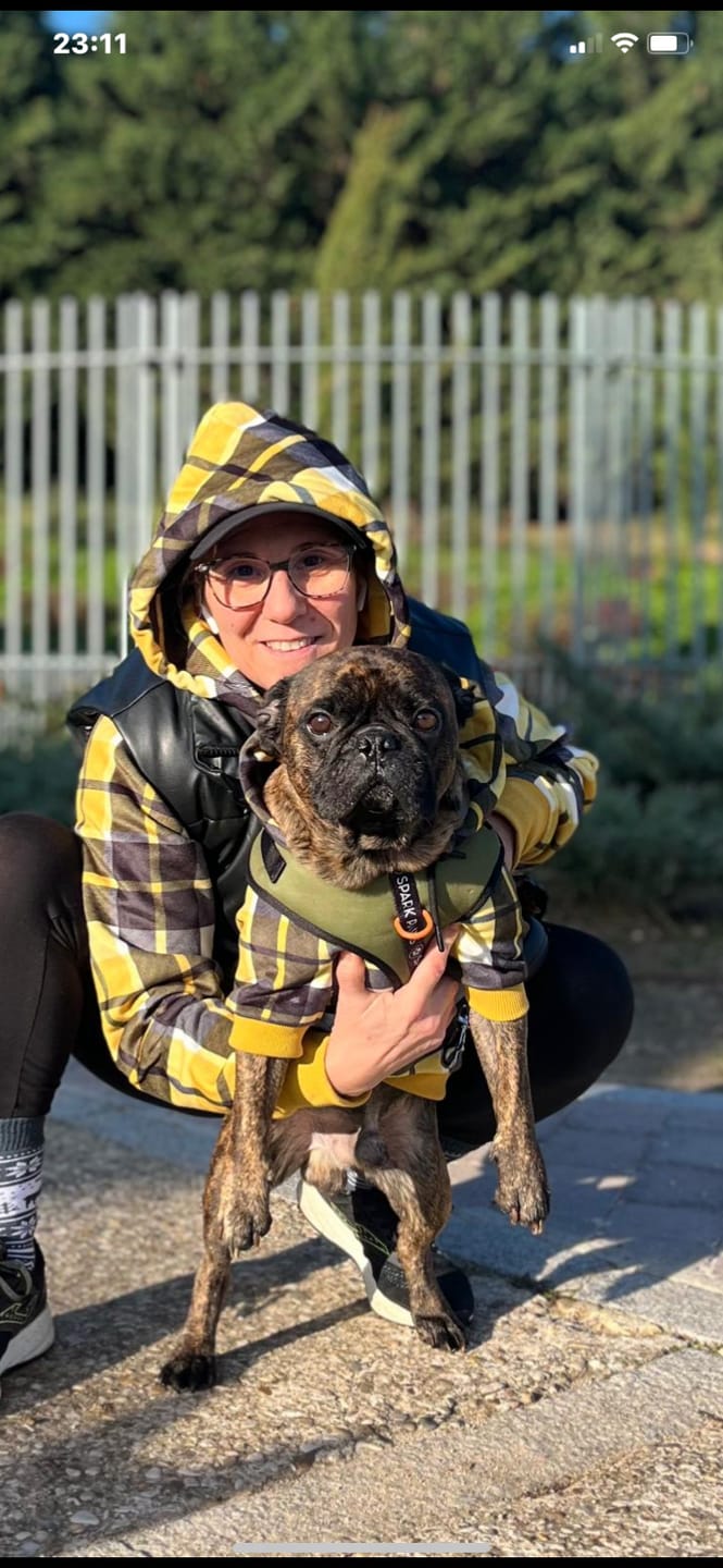 Customer photo review of Yellow Plaid Human Hoodie