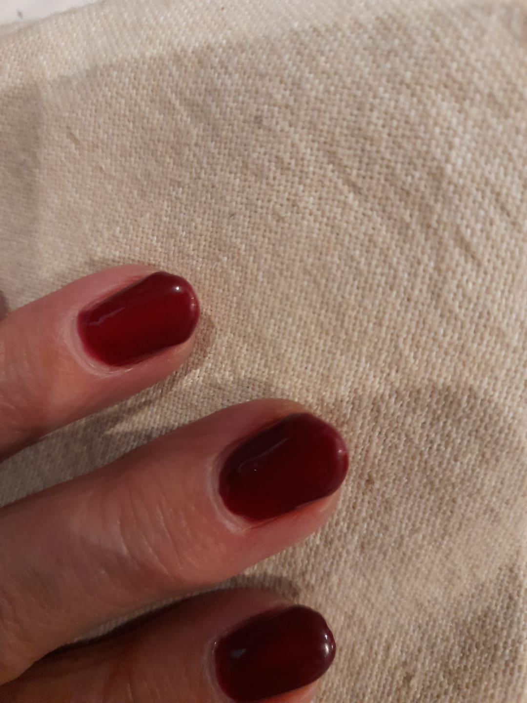 Customer photo review of Smalto Semipermanente LCI -  Rosso scuro vinaccio