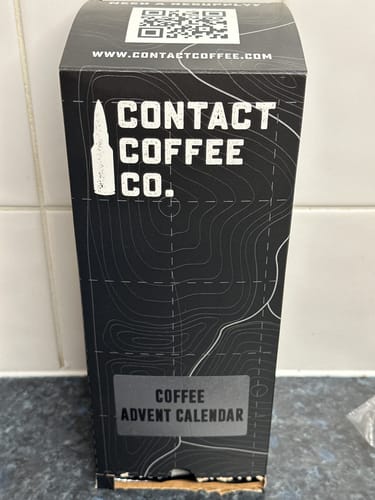 Customer photo review of Contact Coffee Advent Calendar