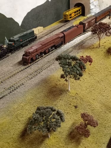 Customer photo review of BLI 9027 PRR T1 Duplex, #5504, Tuscan Red, No-Sound / DCC-Ready, N (Fantasy Paint Scheme)