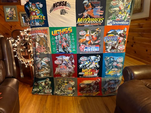Customer photo review of Classic T-Shirt Blanket