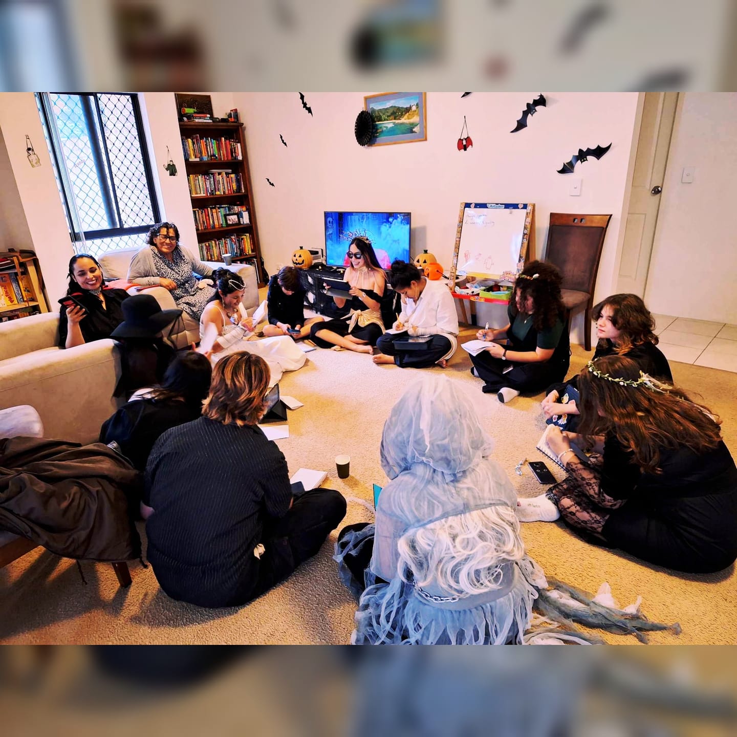 Customer photo review of Halloween Murder Mystery Game Kit - Monster Mansion