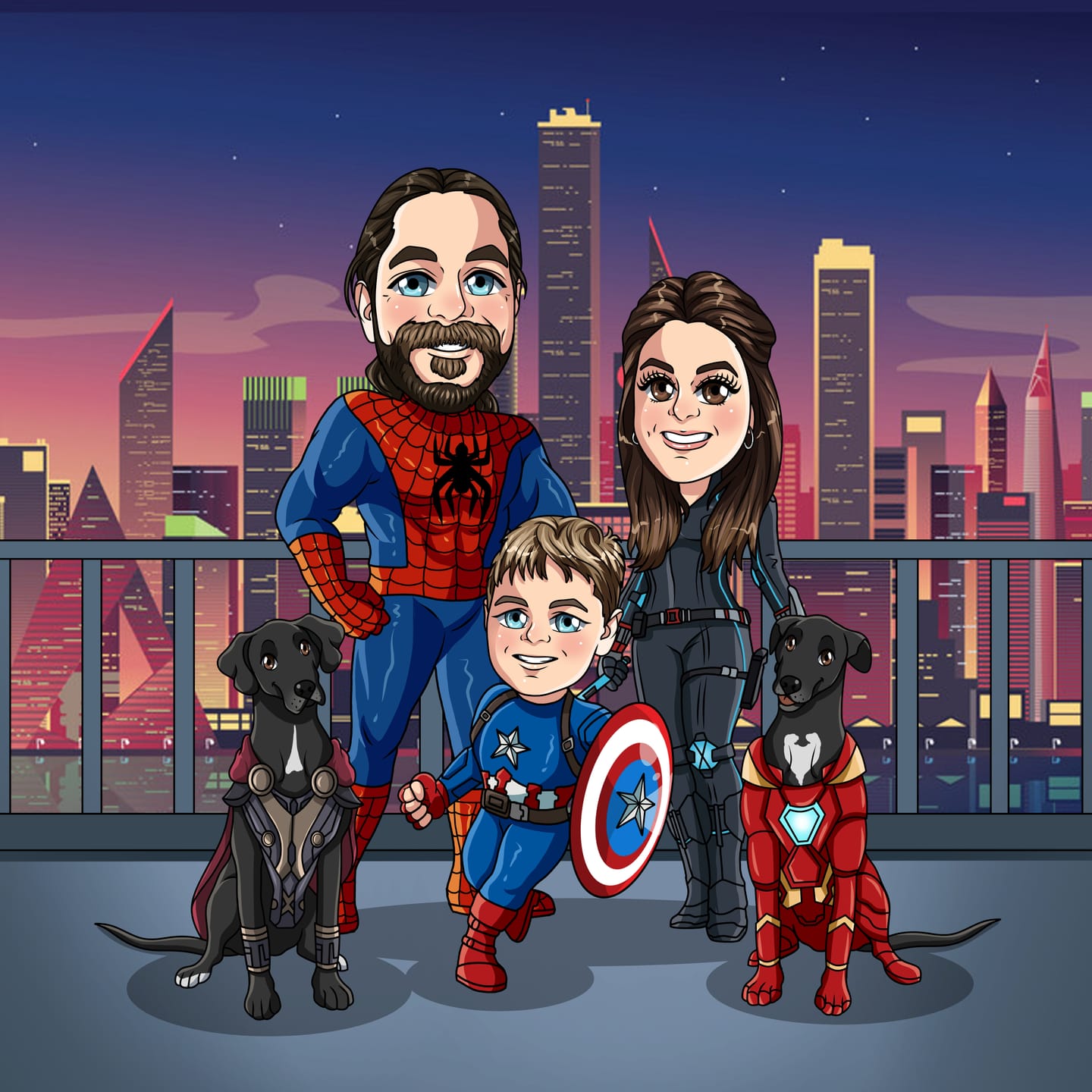 Customer photo review of Custom Chibi Portrait