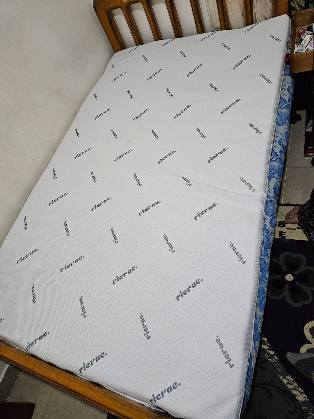Customer photo review of Memory Foam Topper Mattress