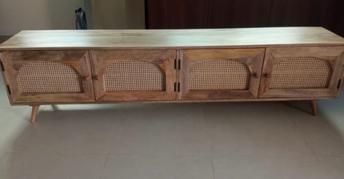 Customer photo review of Arabella Arch Design TV Wooden Unit