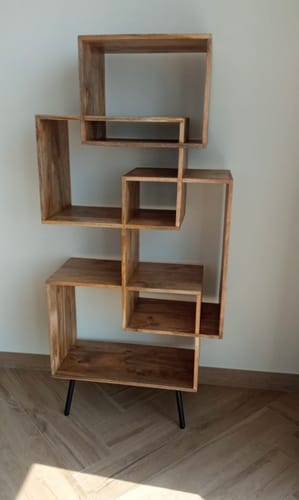 Customer photo review of Wooden Bookcase/Shelves