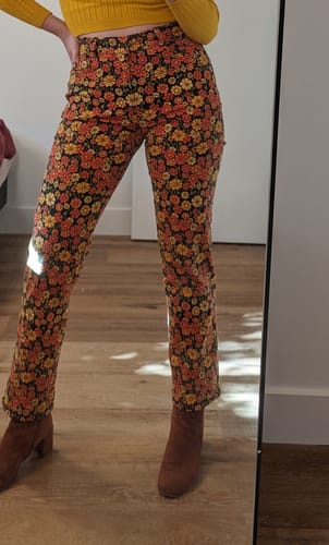 Customer photo review of Birkin Pant in Marigold