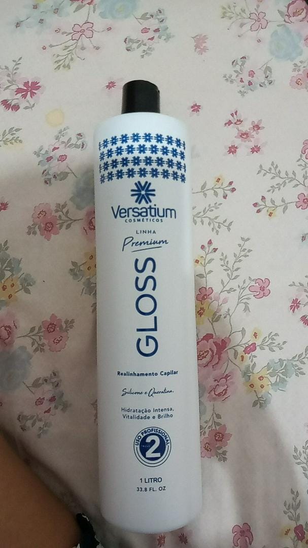 Customer photo review of Versatium 1 Litro + Máscara de tratamento