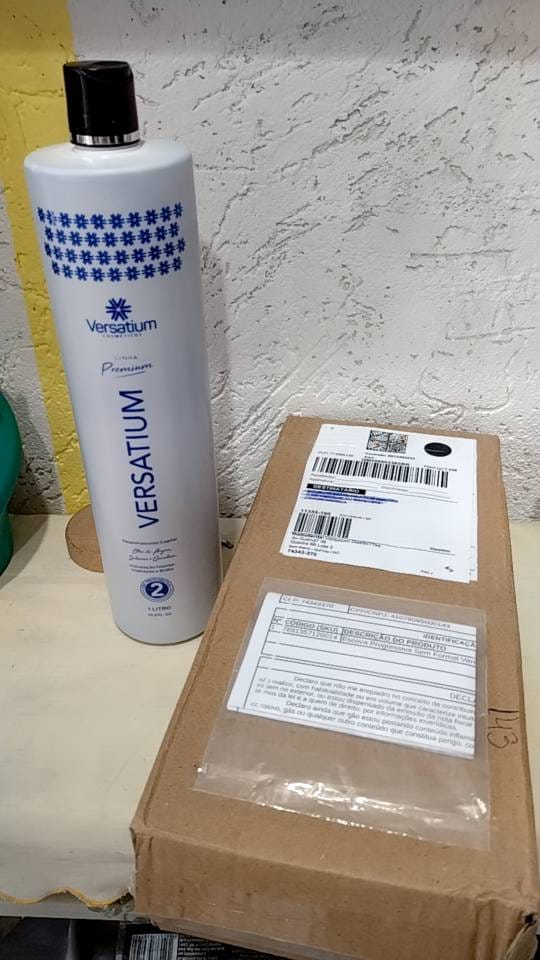 Customer photo review of Versatium 1 Litro + Máscara de tratamento
