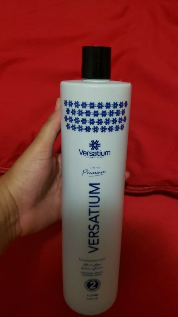 Customer photo review of Versatium 1 Litro + Máscara de tratamento