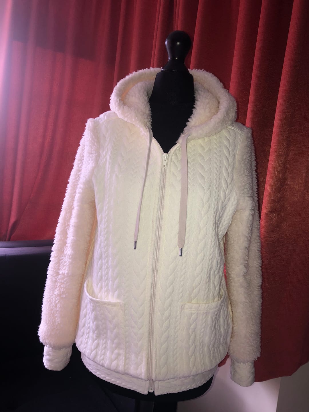 Customer photo review of Sherpa Faux Fur Fabric