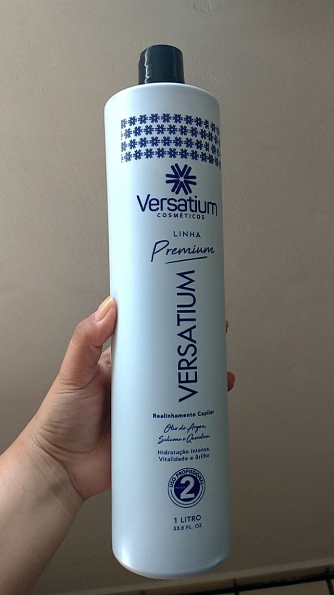 Customer photo review of Versatium 1 Litro + Máscara de tratamento
