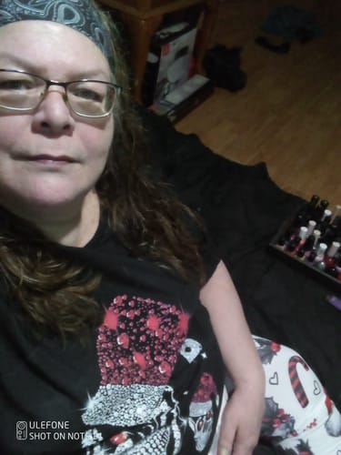 Customer photo review of Just Love Skulls Xmas Outfit