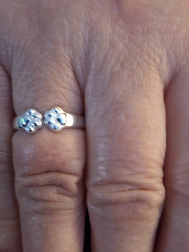 Customer photo review of Paw Hug Ring