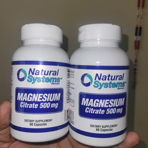 Customer photo review of Complejo de Citrato de Magnesio - 500 mg