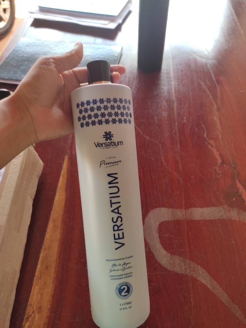 Customer photo review of Versatium 1 Litro + Máscara de tratamento