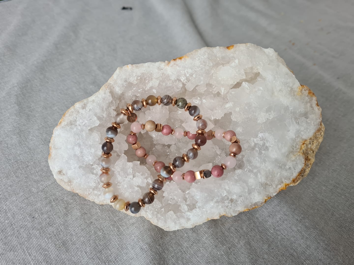 Customer photo review of Géode de quartz