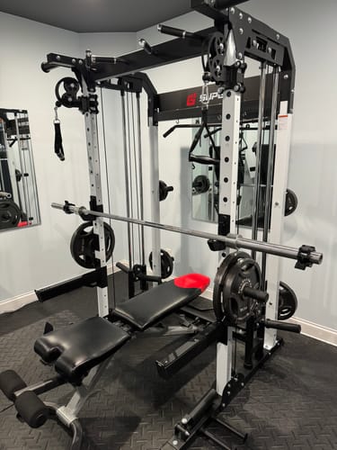 Customer photo review of Major Fitness F22 All-In-One Home Gym Power Rack