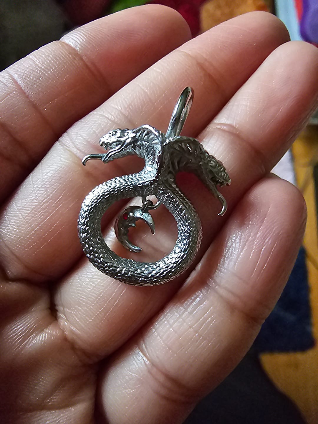 Customer photo review of LUNAR GUARDIANS PENDANT