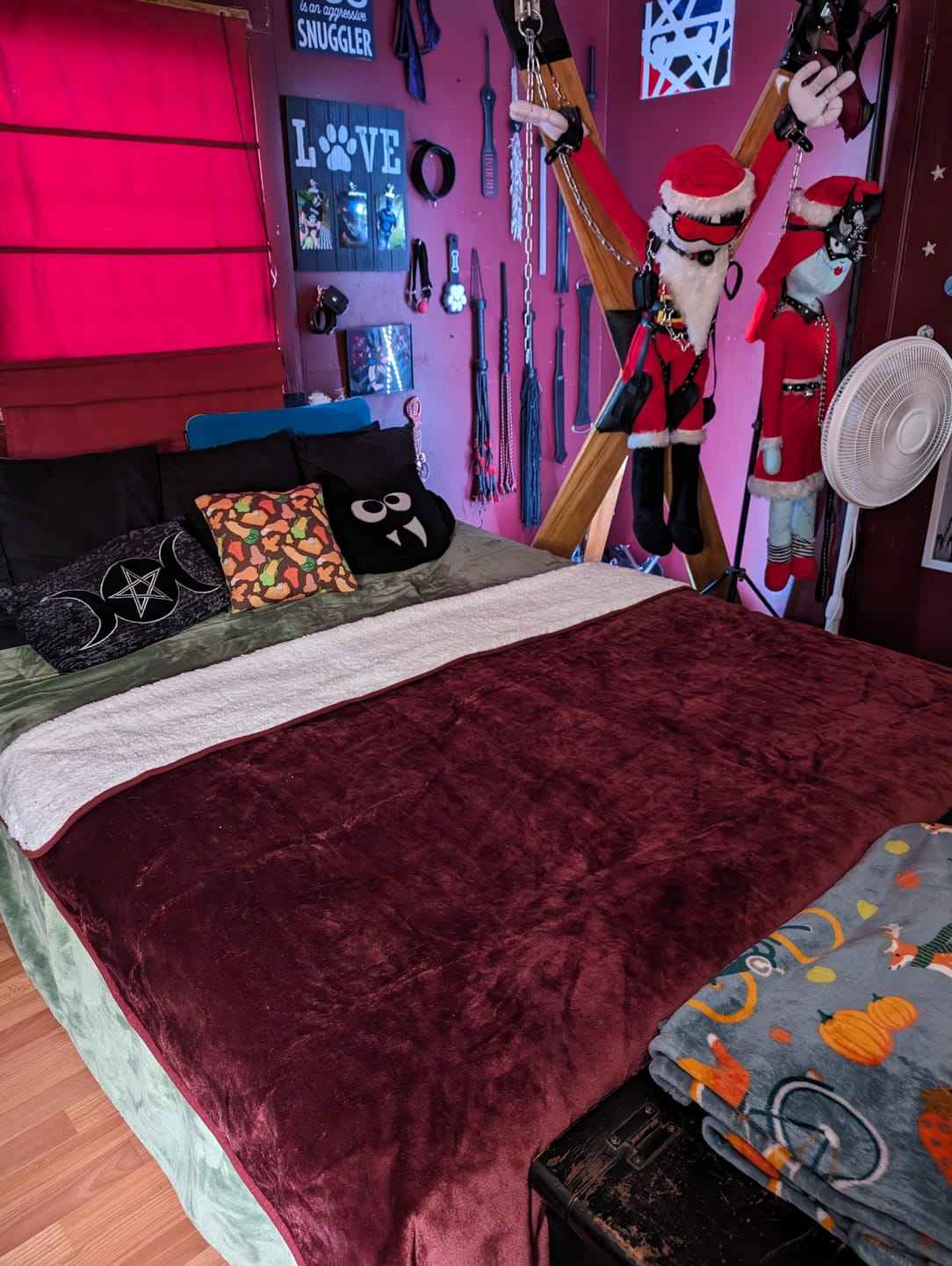 Customer photo review of Waterproof Splash Blanket™️- Moon Blood The OG