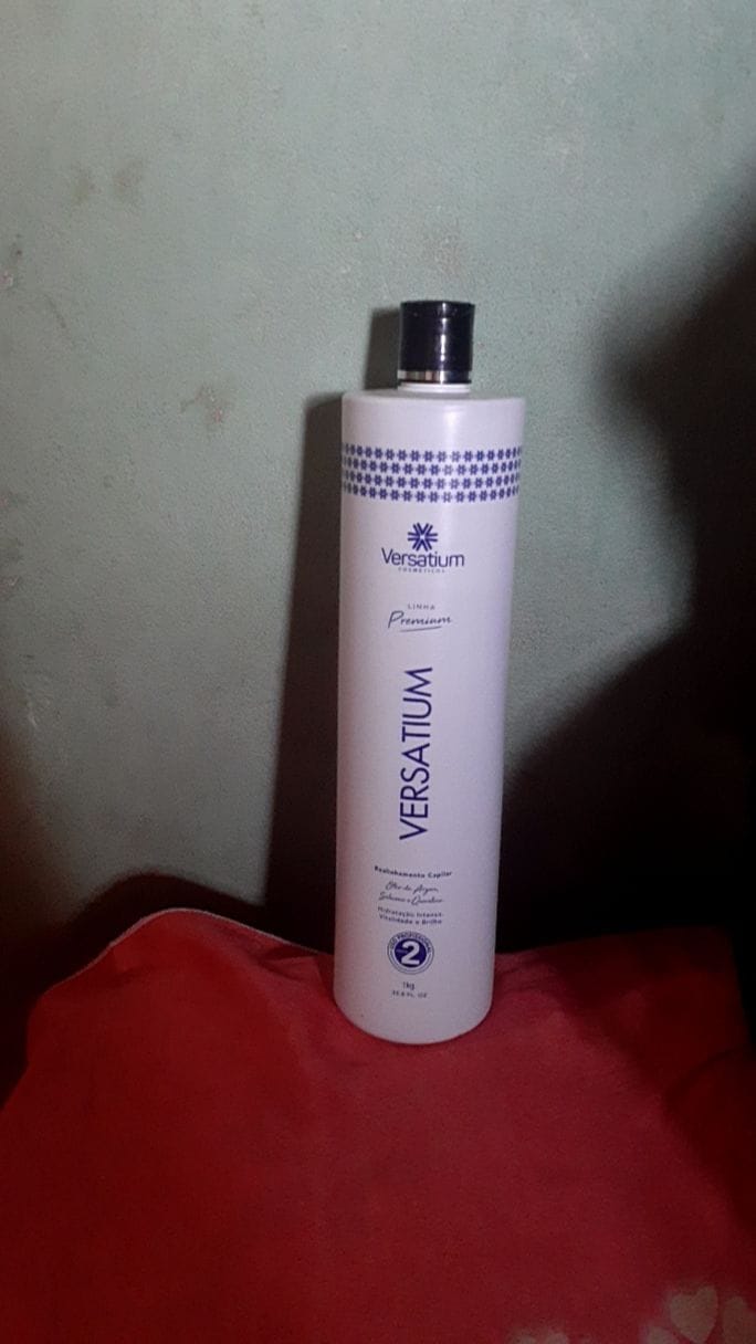 Customer photo review of Versatium 1 Litro + Máscara de tratamento
