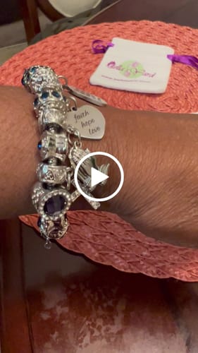 Customer video review of Faith Hope Love Bracelet