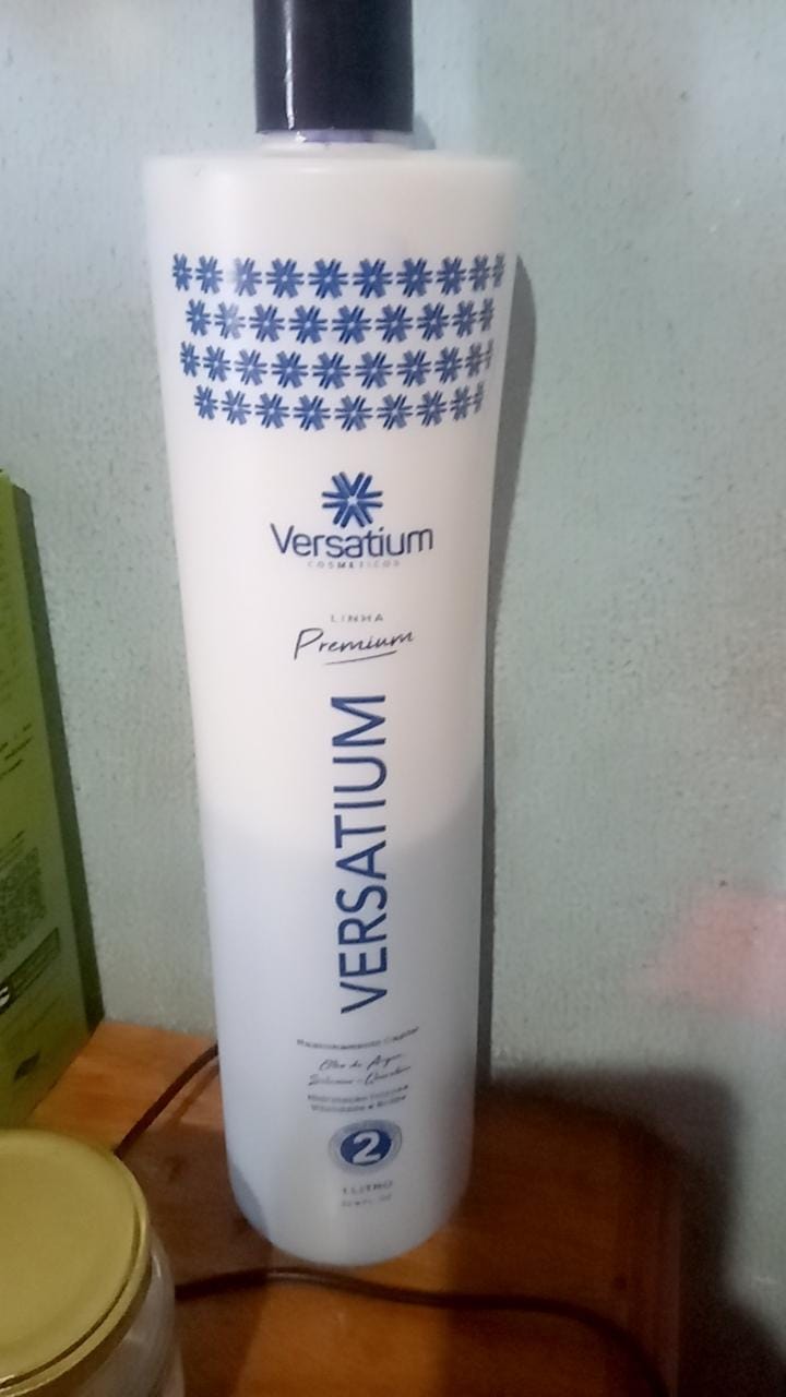 Customer photo review of Versatium 1 Litro + Máscara de tratamento