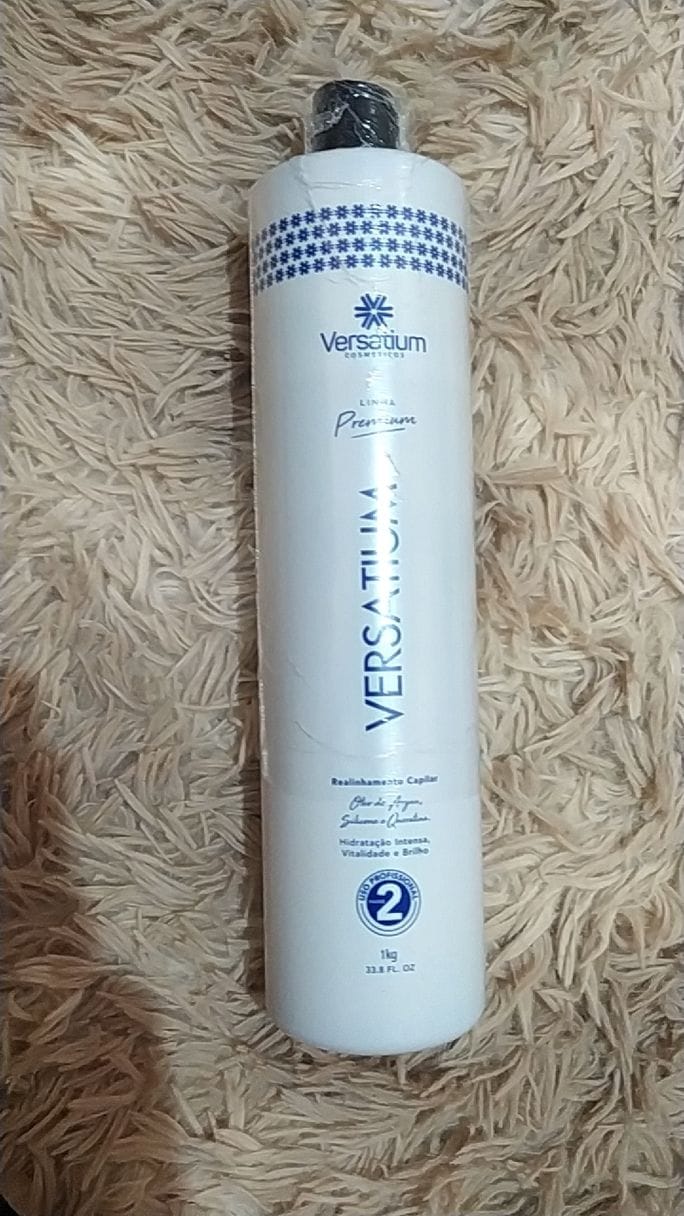 Customer photo review of Versatium 1 Litro + Máscara de tratamento