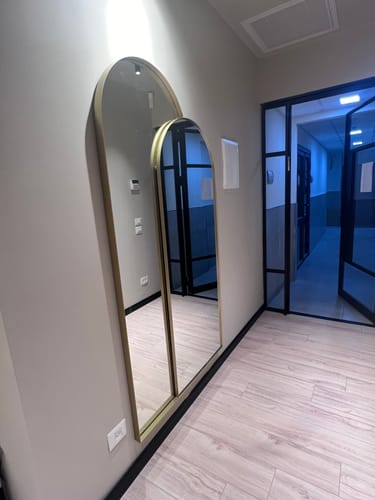 Customer photo review of מראה חצי כדור / אובלית לפי מידה