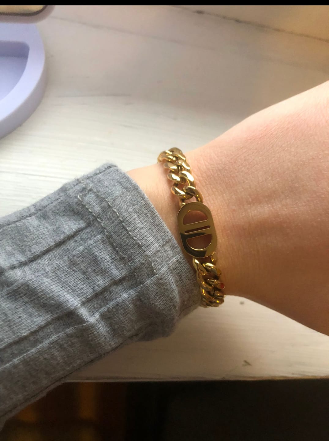 Customer photo review of Prestige Armband | 18K vergoldet