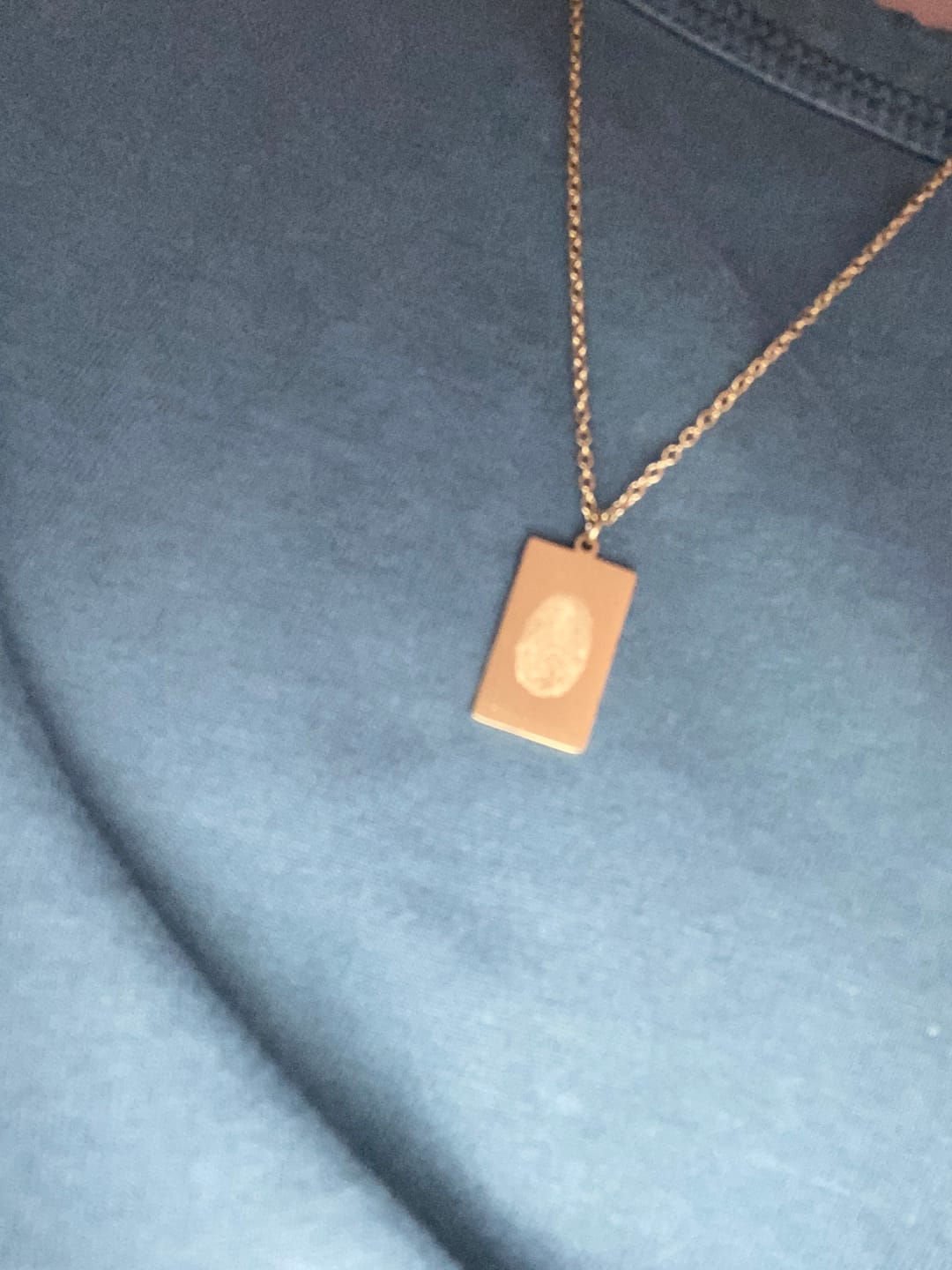 Customer photo review of Zeichnung | Plainkette + Gravur