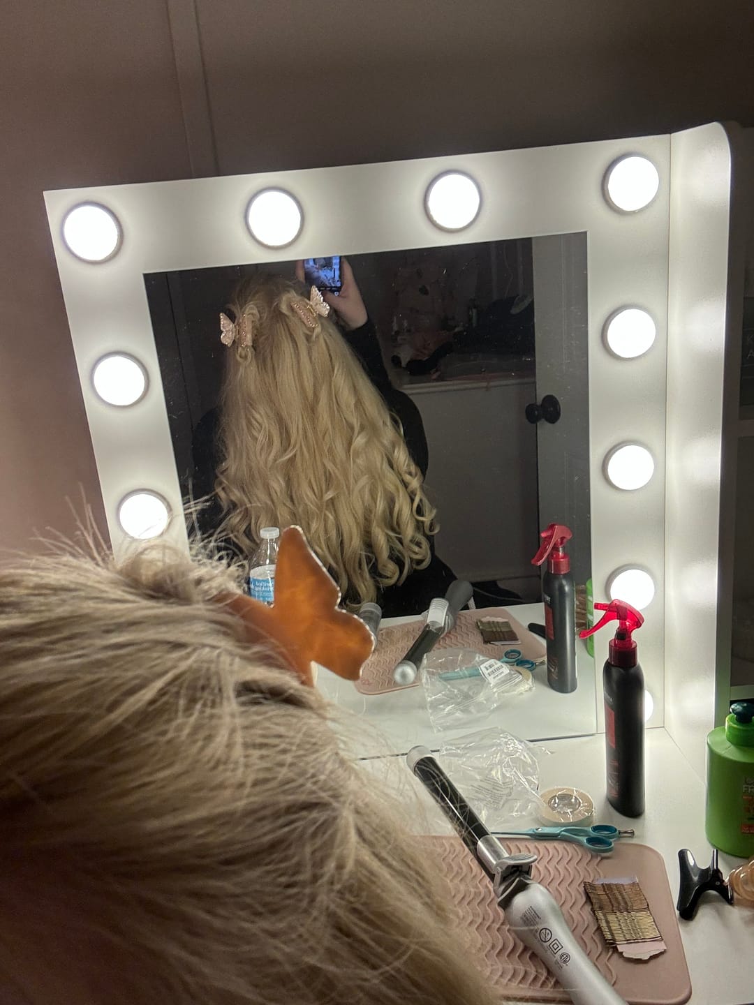 Customer photo review of Blonde #60 Straight DIY Hair Extensions Home Kit