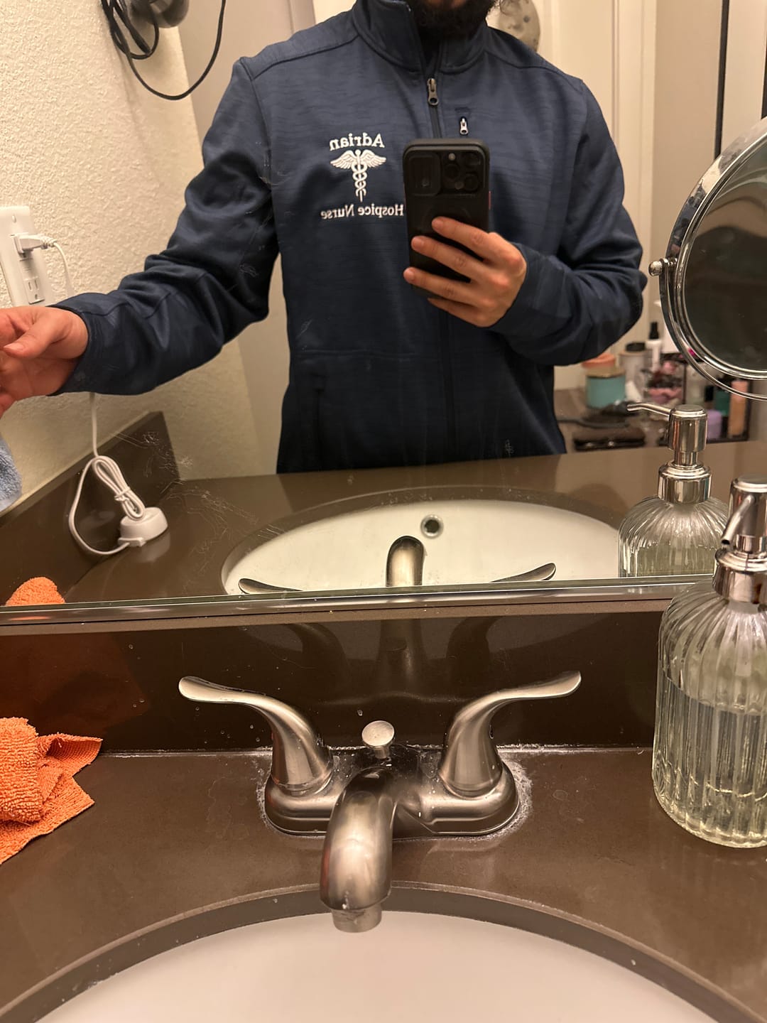 Customer photo review of F231 Port Authority®  Digital Print Men's Fleece Jacket