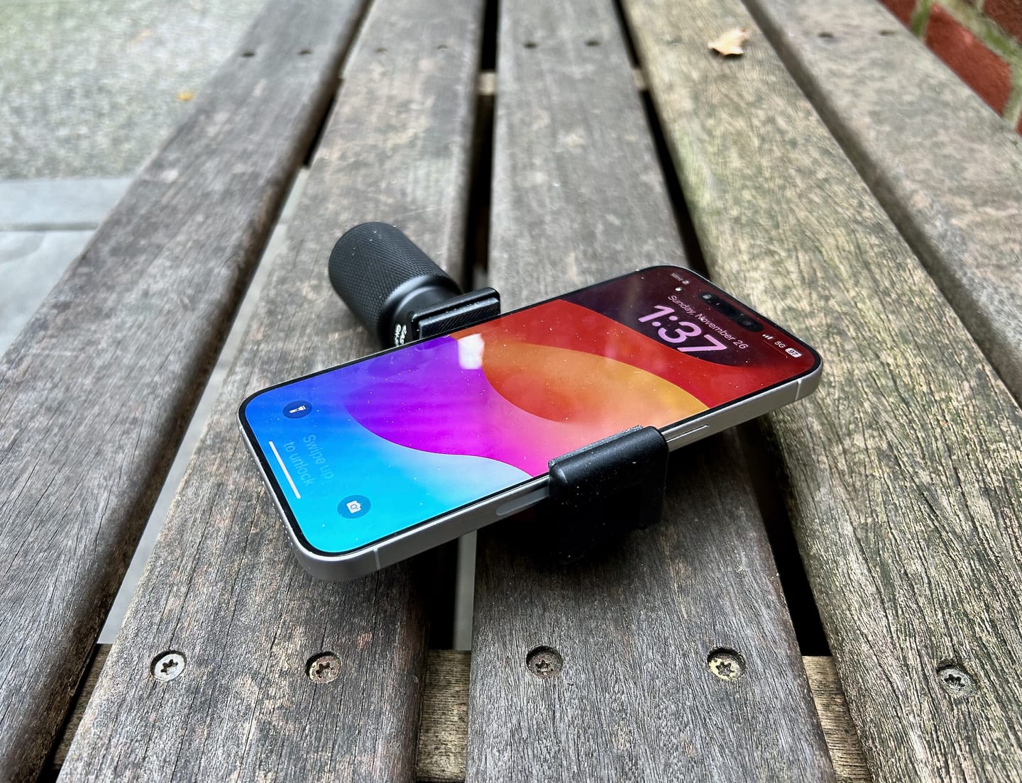 Customer photo review of Beastclamp - Universal Smartphone Clamp