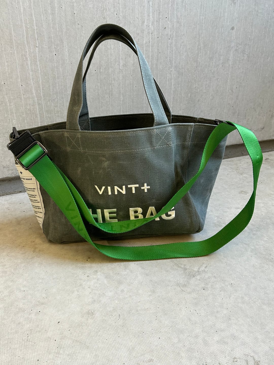 Customer photo review of CANVAS BAG - SMALL - LODEN GRÜN