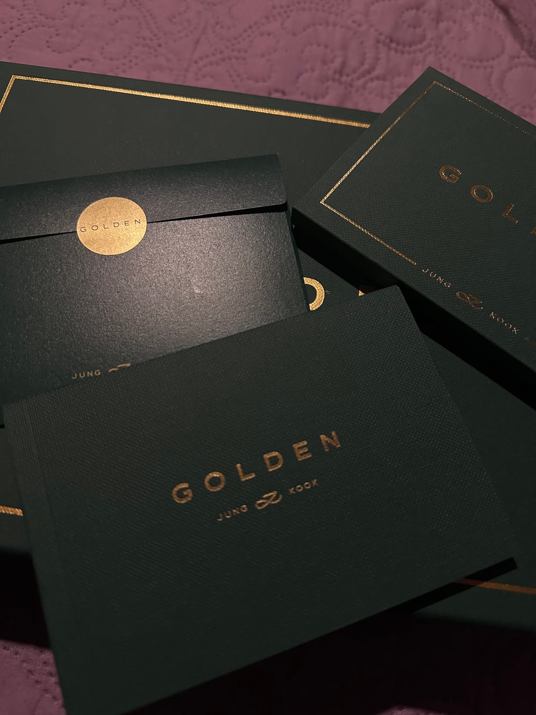 Customer photo review of BTS JUNGKOOK - GOLDEN 1ST SOLO ALBUM WEVERSE ALBUMS VER. NO P.O.B VER.