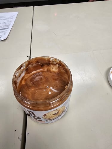 Customer photo review of Chocolate Chip Cookie Dough High Protein Peanut Butter Spread