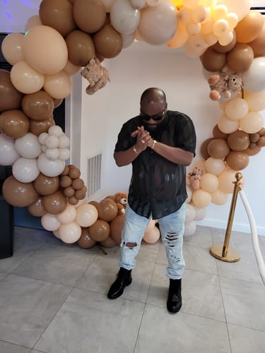 Customer photo review of Mens Mesh Striped Short Sleeve Shirts SKUB34392