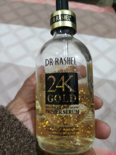 Customer photo review of Dr Rashel 24K Gold Radiance & Anti Aging Primer Serum - 100ml