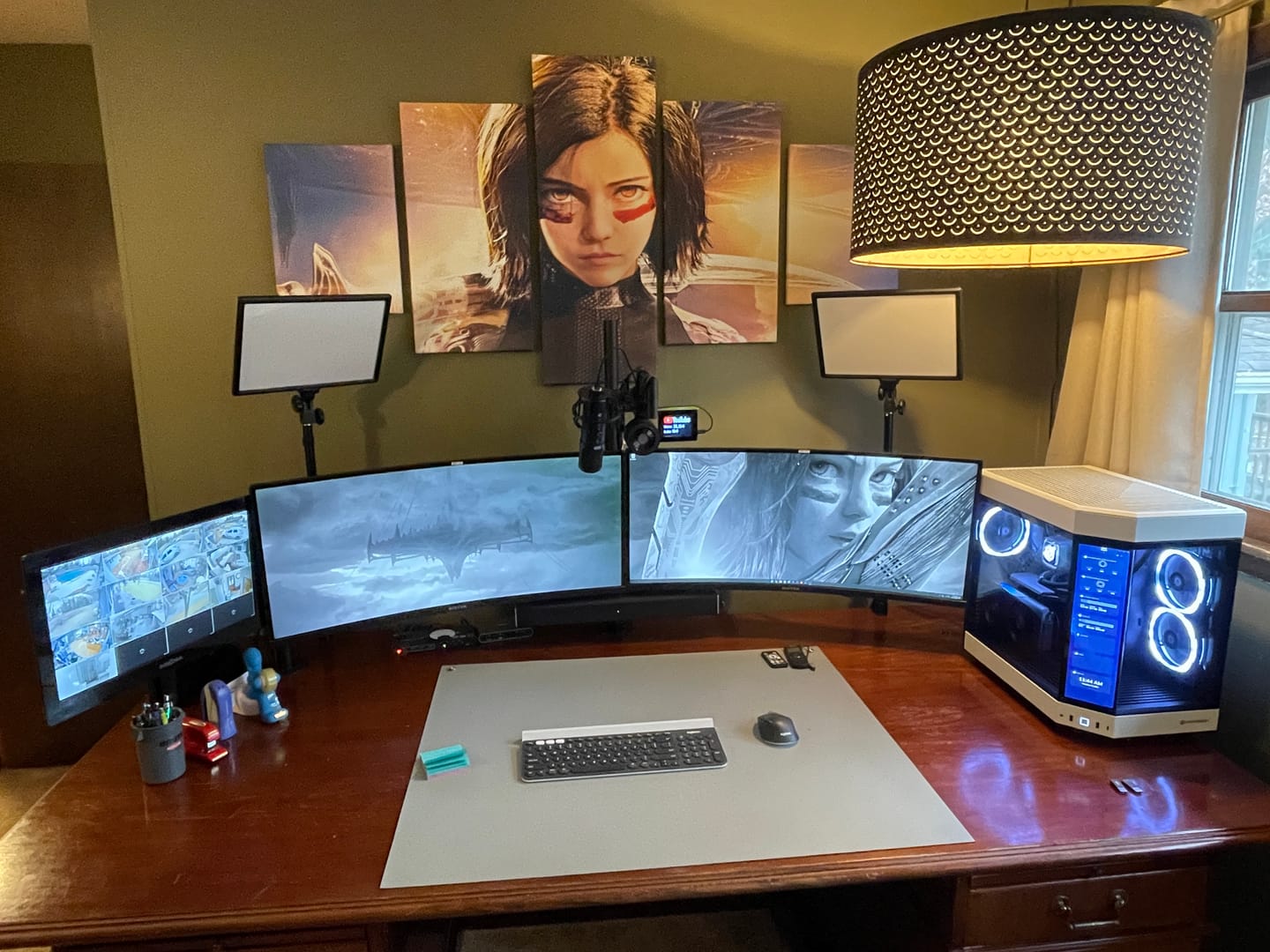Customer photo review of Alita Battle Angel Wall Art | Canvas Painting Framed | Home Decor