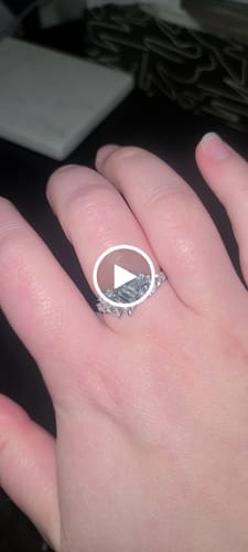 Customer video review of Emerald-Cut Moissanite Cluster Engagement Ring