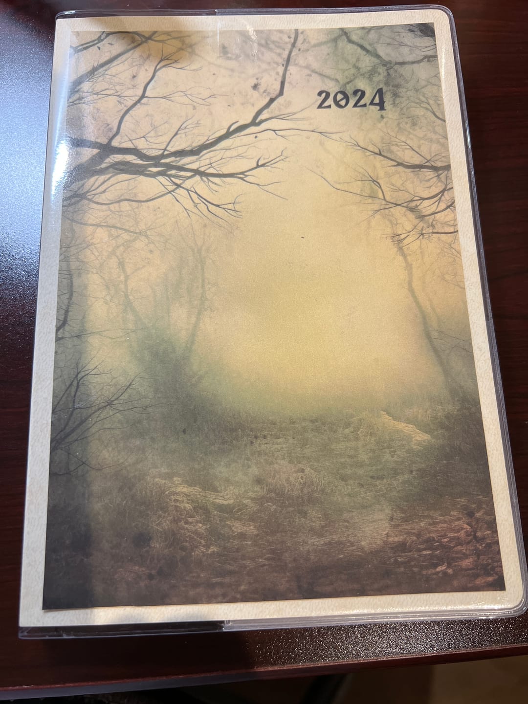 Customer photo review of Vinyl Clear Cover (288pg Planner / 368 page Notebook)