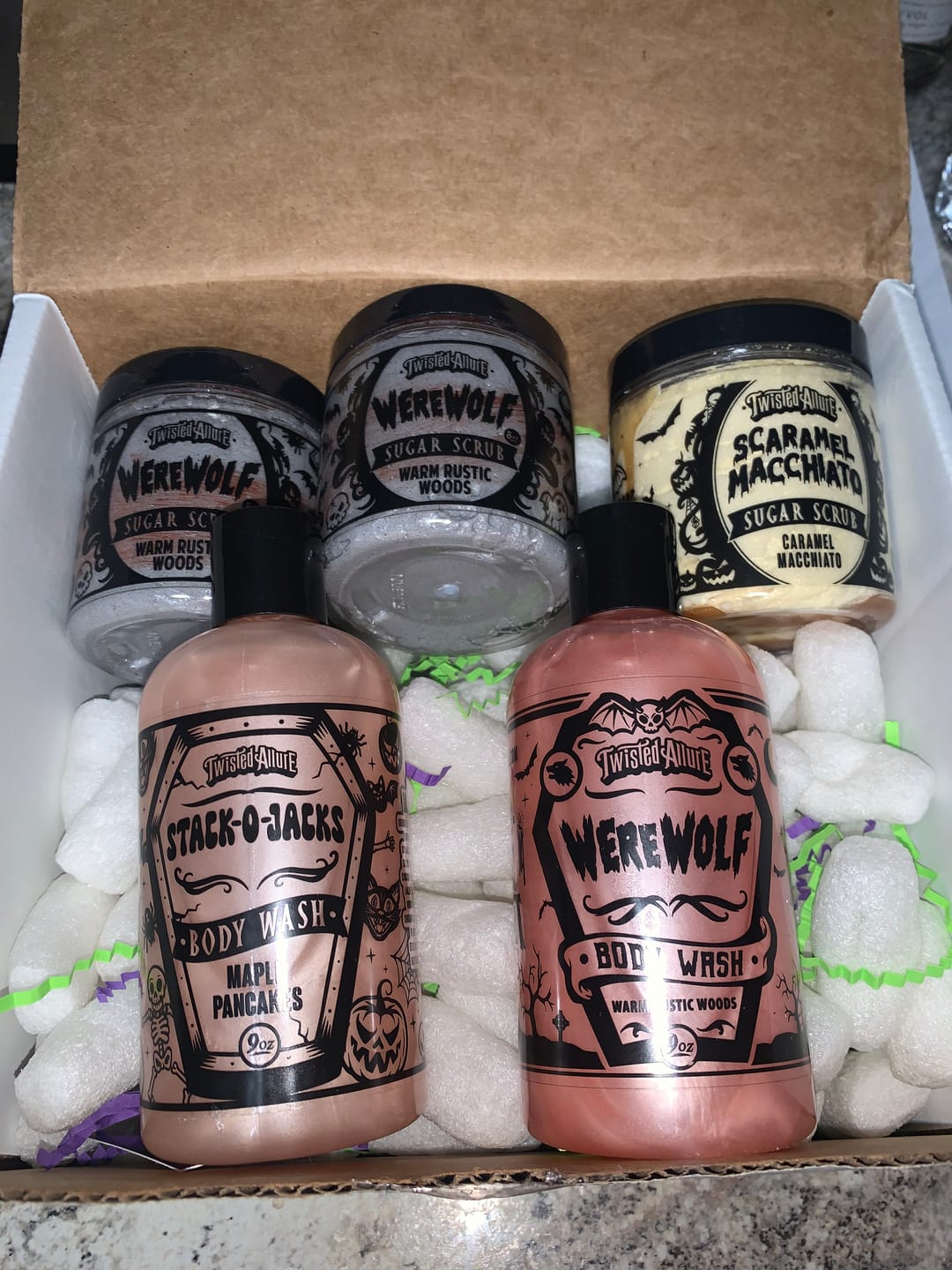 Customer photo review of Werewolf  Sugar Scrub (Warm Rustic Woods)