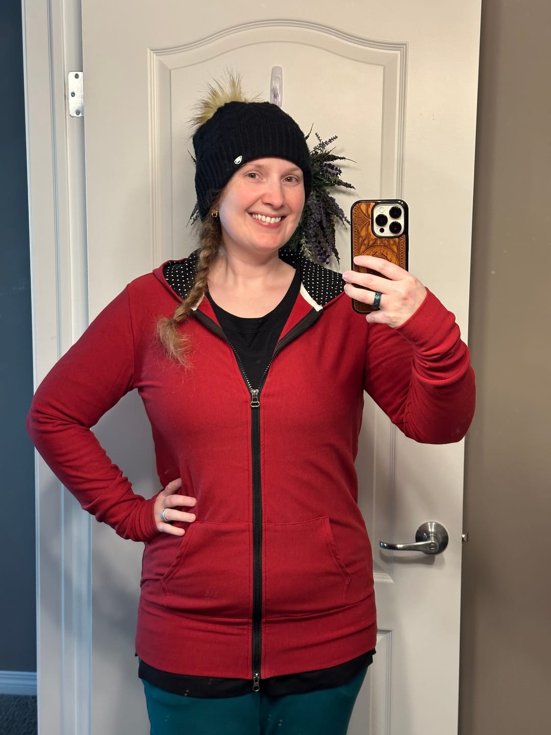 Customer photo review of *Pre-Sale* Zip Up Hoodie - Boxing Week