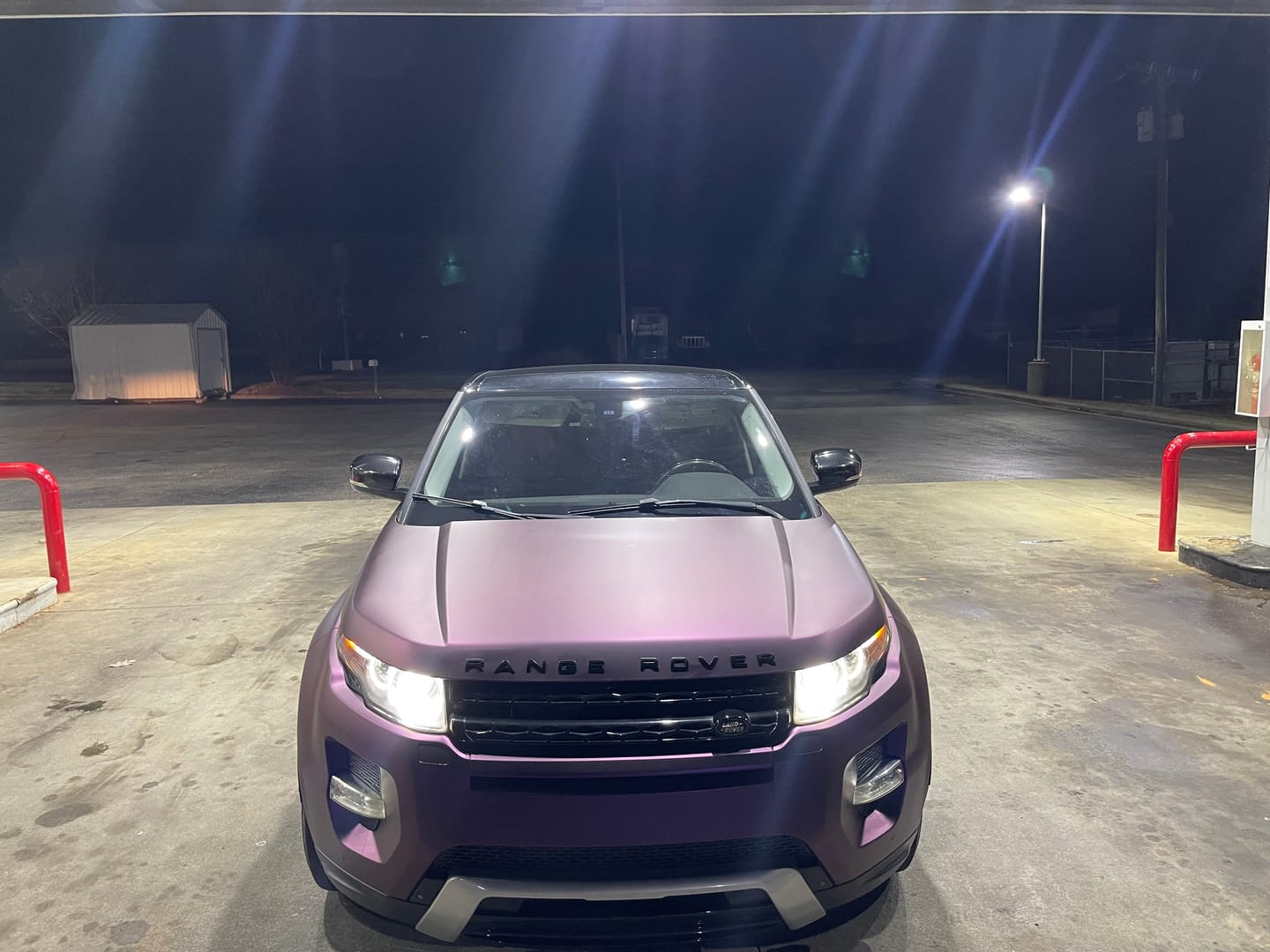 Customer photo review of Matte Russian Violet Vinyl Wrap