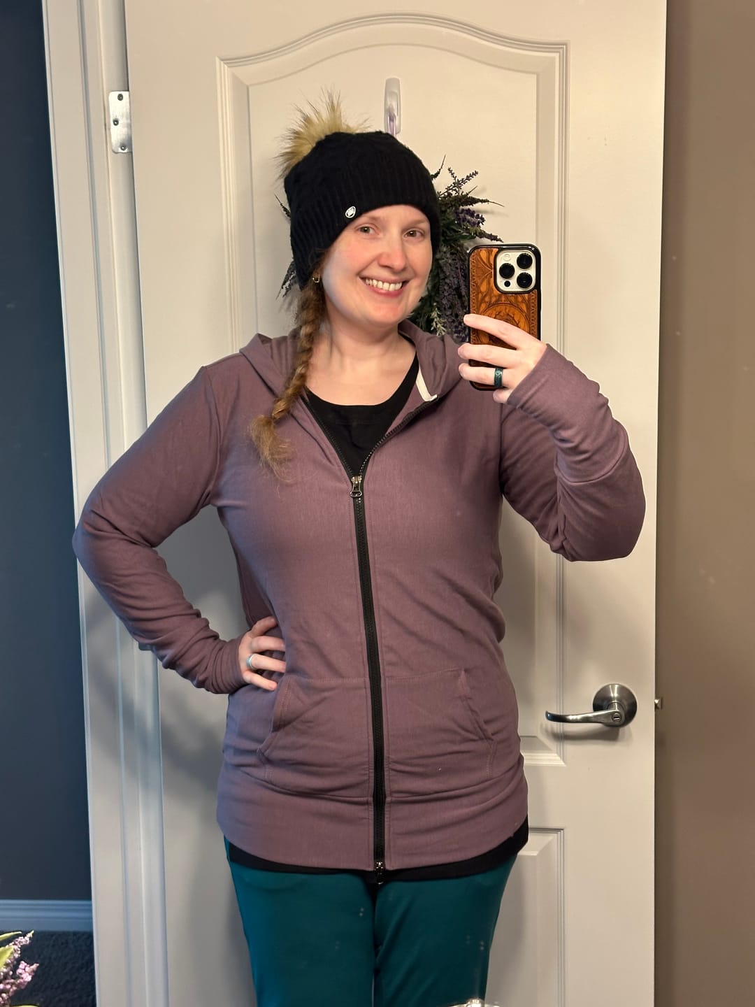 Customer photo review of *Pre-Sale* Zip Up Hoodie - Boxing Week
